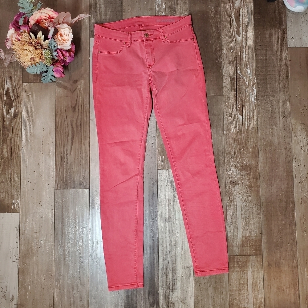 Blank NYC Women's Coral Pink Skinny Jeans Size 27 NWOT